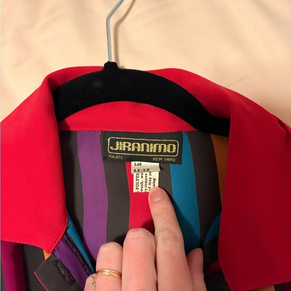 Vintage Jiramino Stripped Dress - Picture 2 of 5